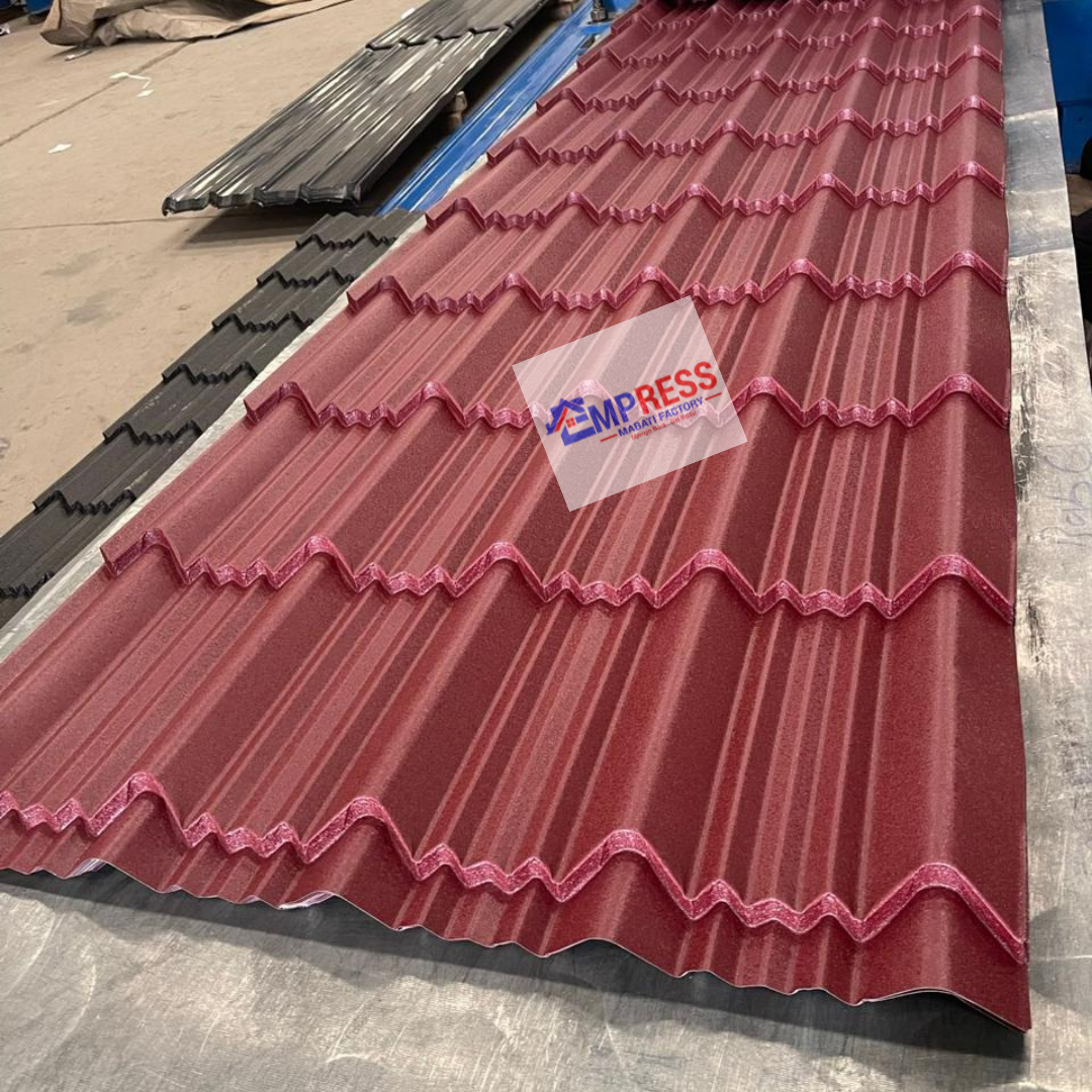 Brick Red Matte Finish V-Tile Mabati - Premium Mabati Kenya
