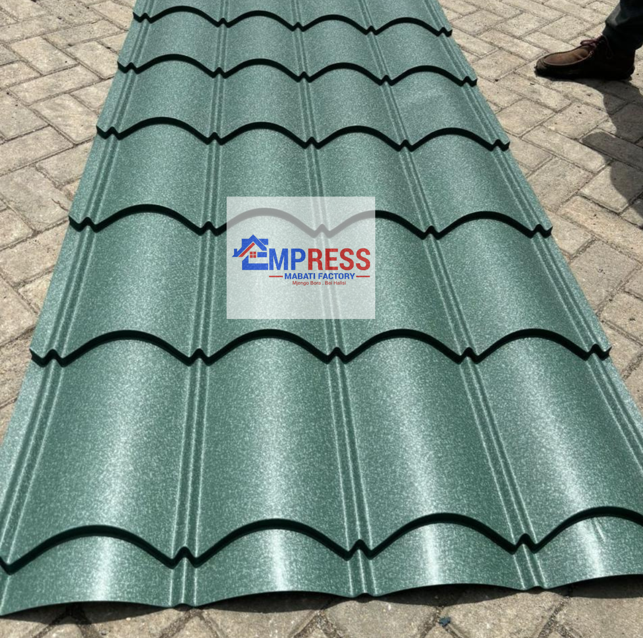 Green Matte Finish Empress Tile Mabati - Premium Mabati Kenya