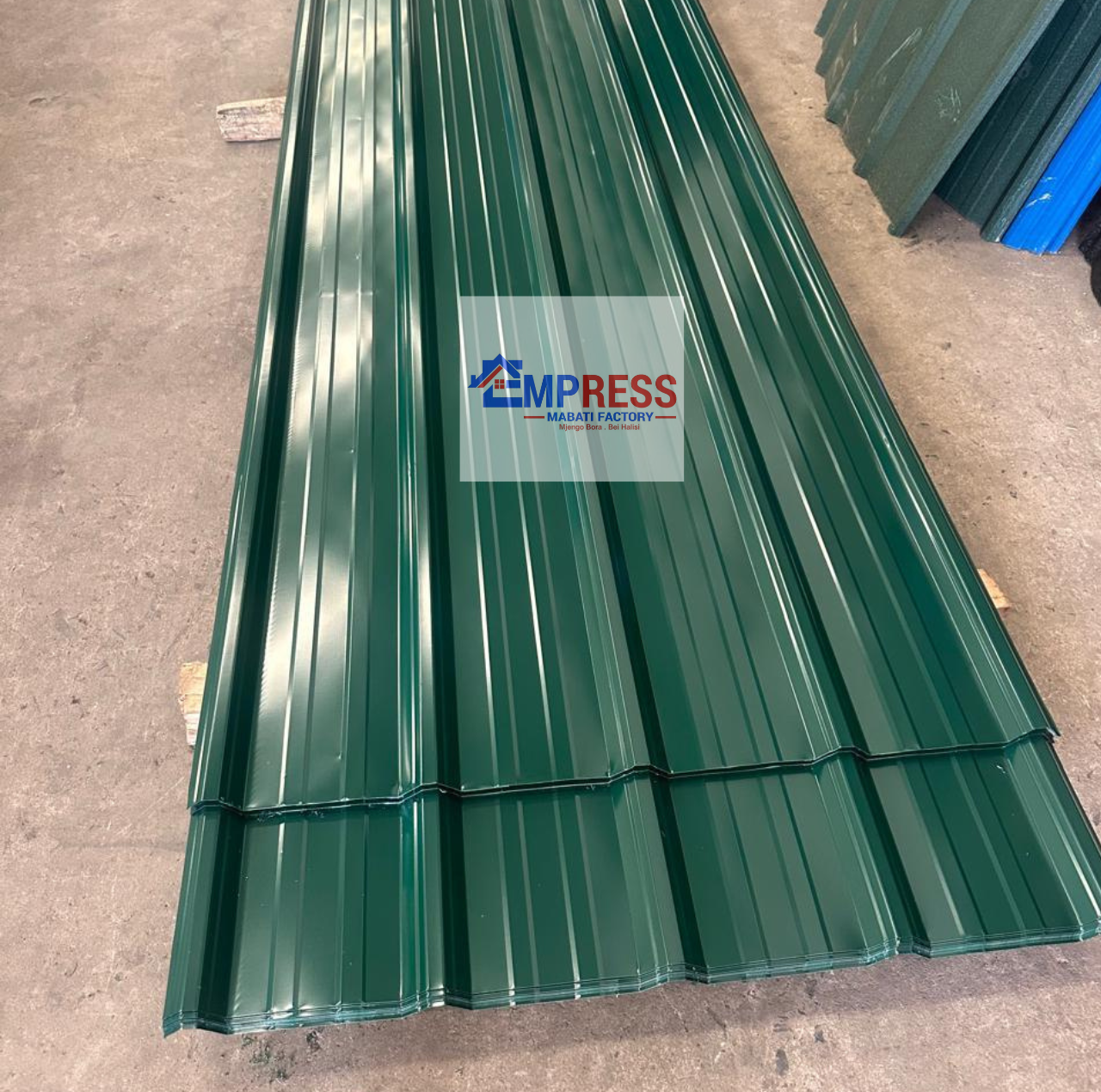 Green Glossy Finish Box Profile IT/4 Mabati - Premium Mabati Kenya