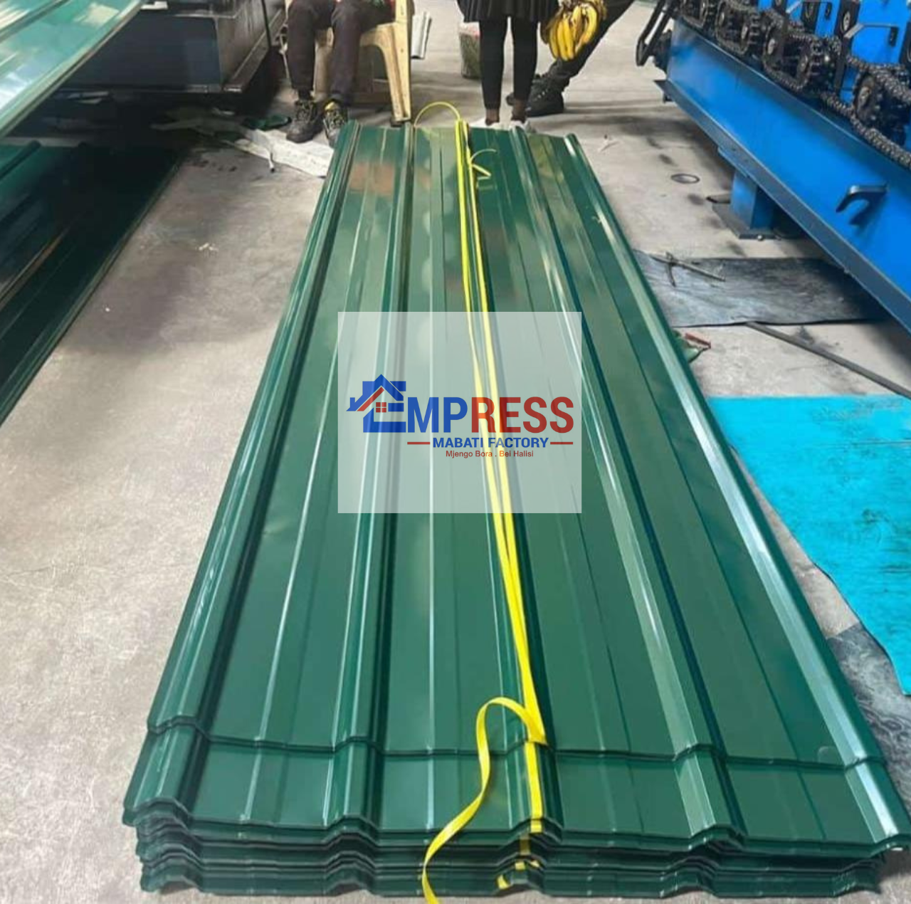 Light Green Glossy Finish Box Profile IT/4 Mabati - Premium Mabati Kenya