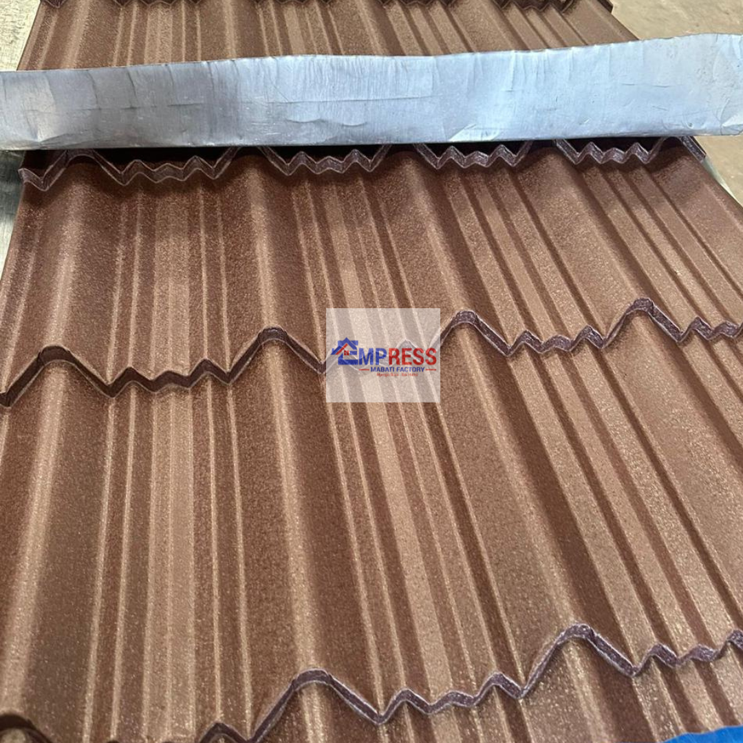 Chocolate Matte Finish V-Tile Mabati - Premium Mabati Kenya