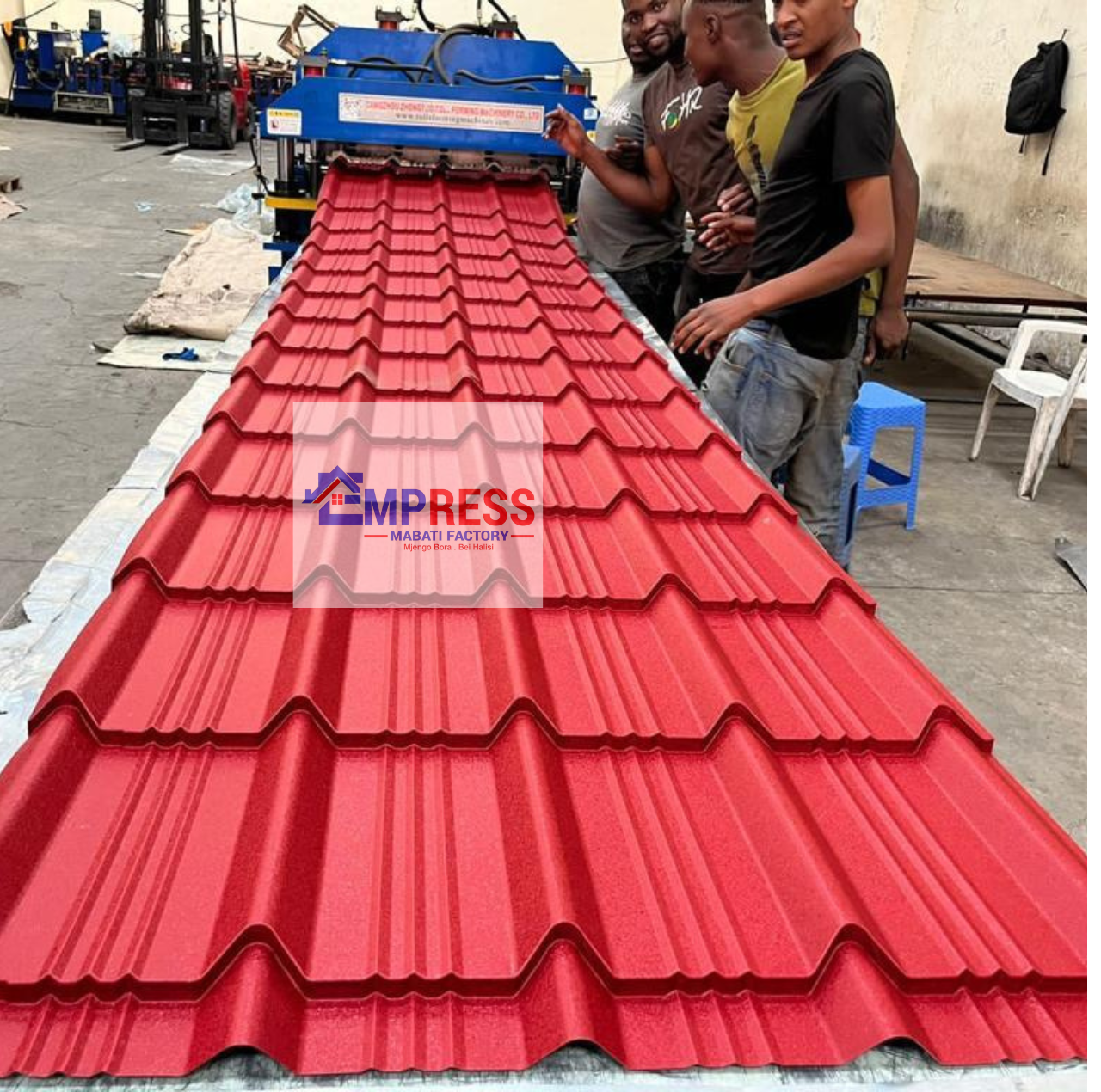 V-Tile Masaai Red Matte Finish
