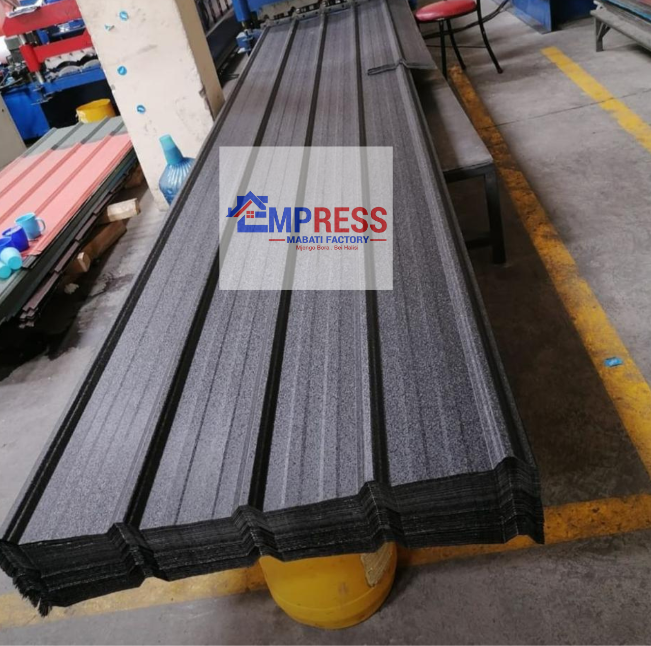 Charcoal Grey Matte Finish Box Profile Mabati - Premium Mabati Kenya