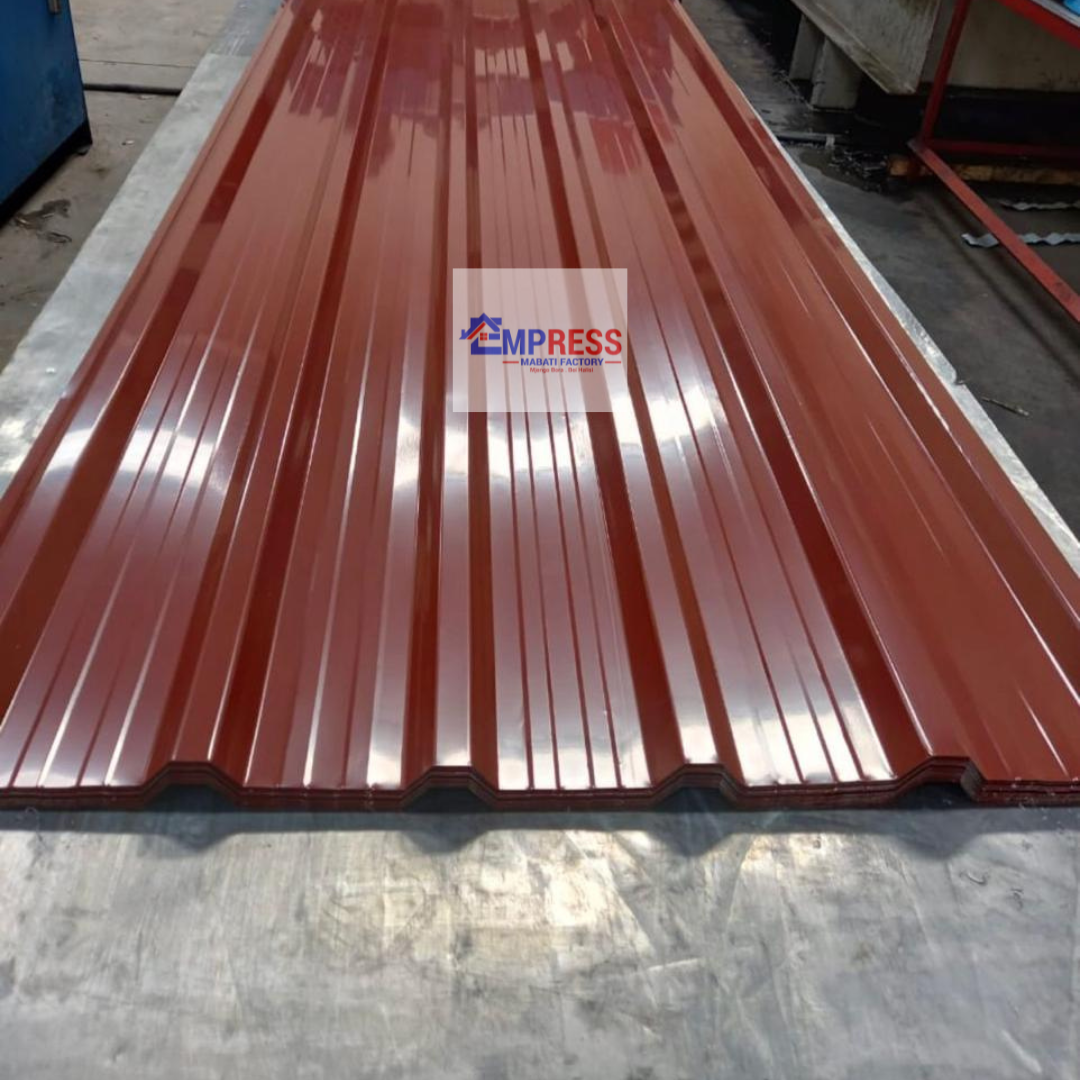 Brick Red Glossy Finish Box Profile IT/5 Mabati - Premium Mabati Kenya