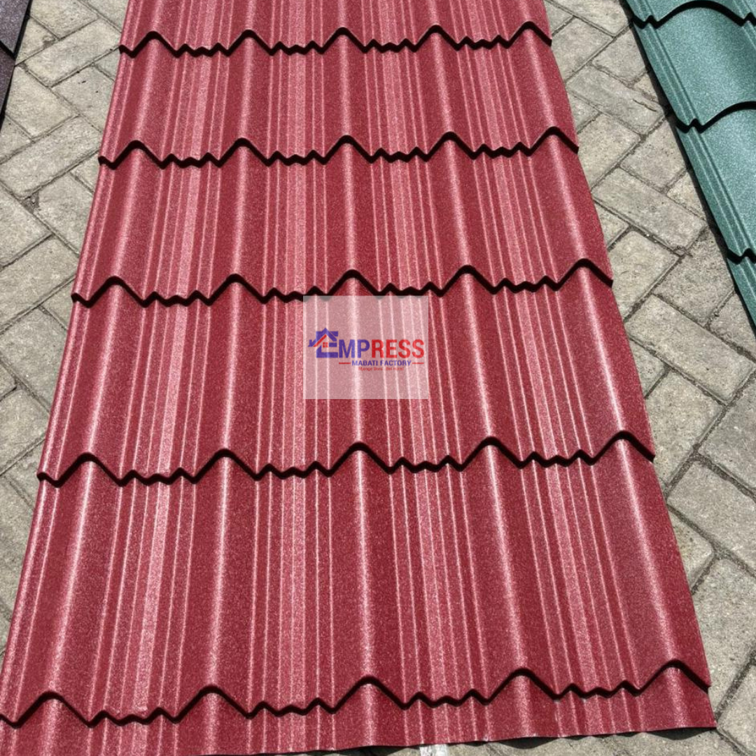 Brick Red Matte Finish V-Tile Mabati - Premium Mabati Kenya