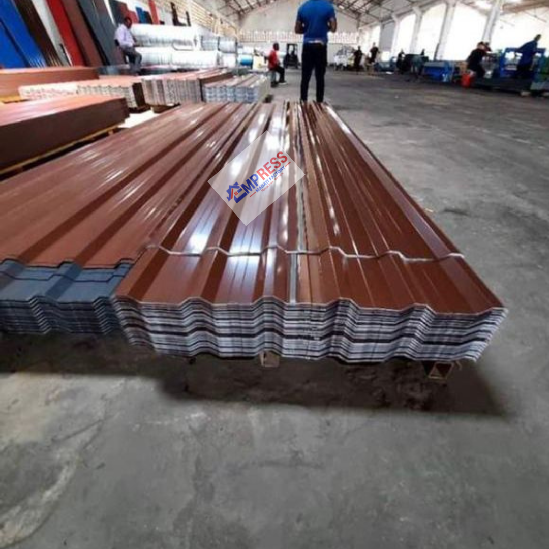 Brick Red Glossy Finish Box Profile IT/5 Mabati - Premium Mabati Kenya