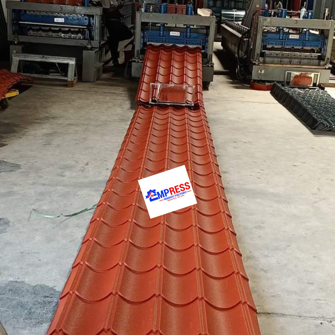 Brick Red Matte Finish Luxury Tile Mabati - Premium Mabati Kenya
