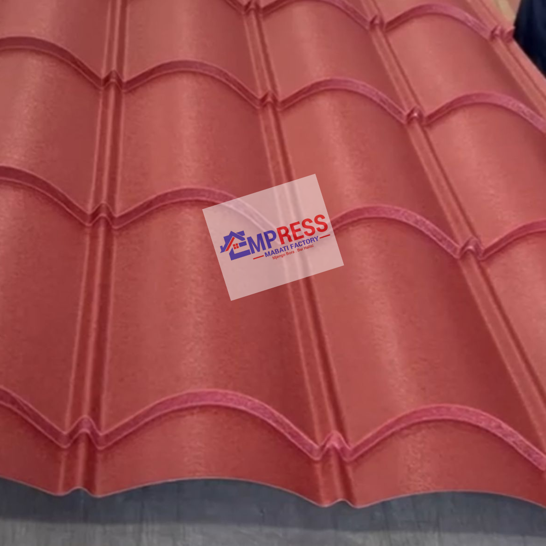 Brick Red Matte Finish Empress Tile Mabati - Premium Mabati Kenya