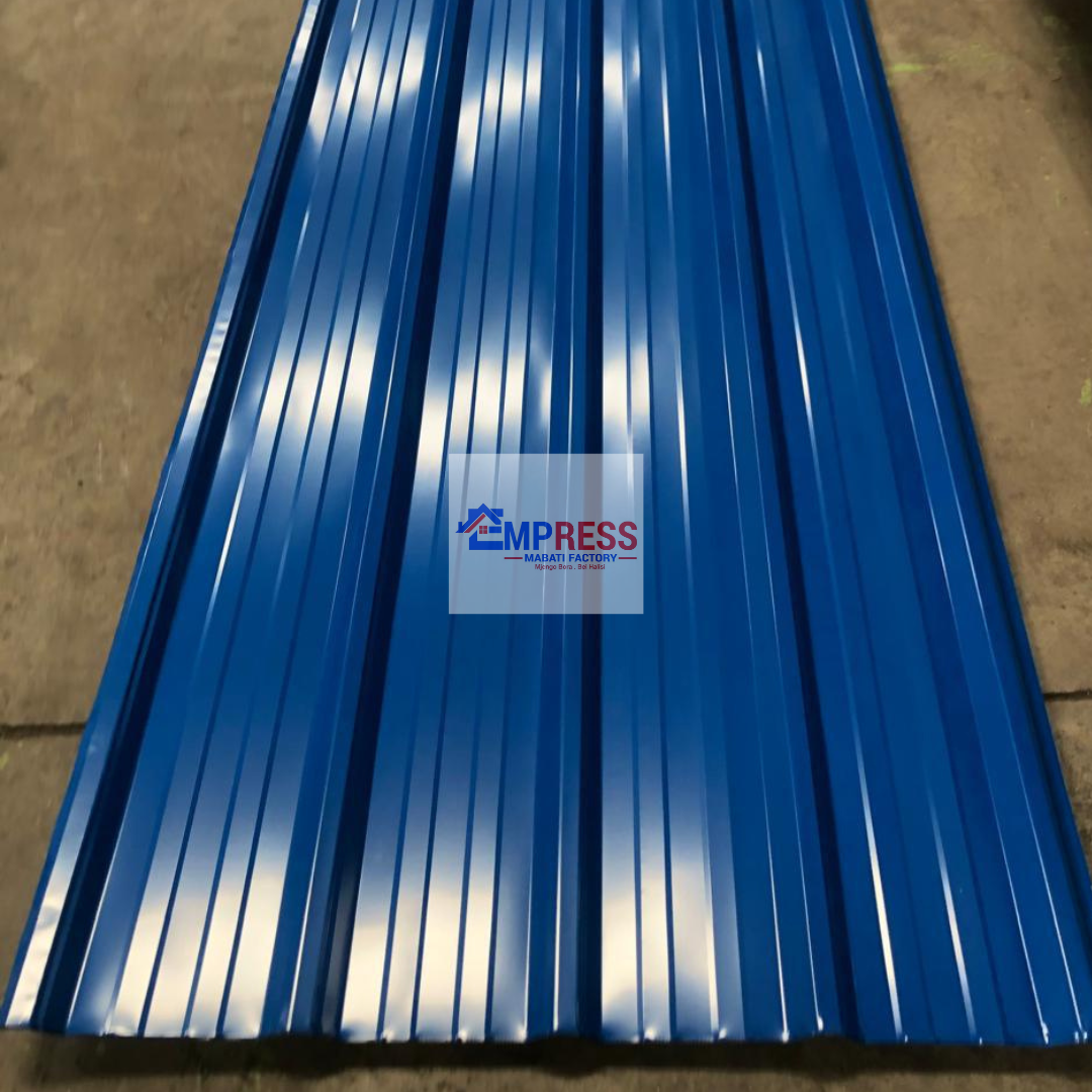 Royal Blue Glossy Finish Box Profile IT/4 Mabati - Premium Mabati Kenya
