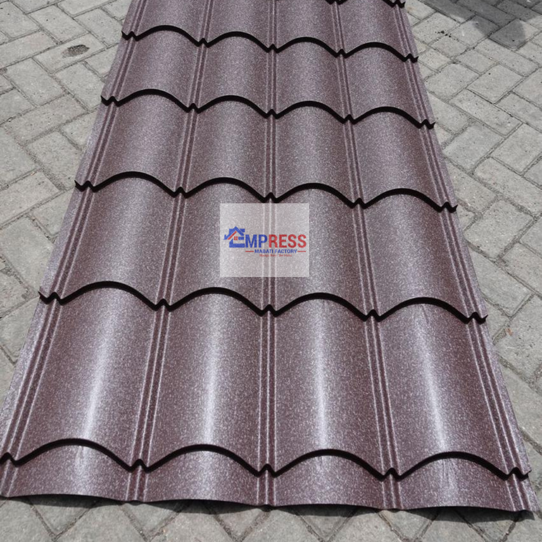 Chocolate Matte Finish V-Tile Mabati - Premium Mabati Kenya